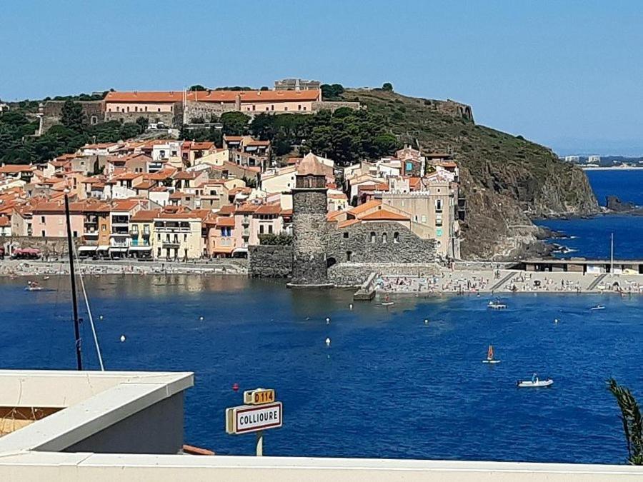 Vue Imprenable - Piscine - Parking Prive - Terrasse - Collioure Apartment Exterior photo